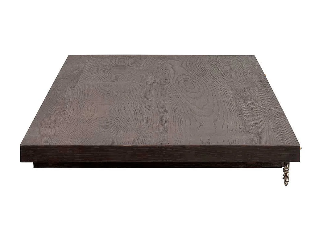 Moderner Esszimmer Tisch in Eiche Dunkelbraun Vierfußgestell