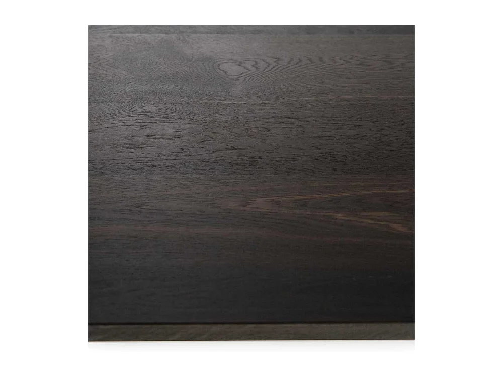 Esszimmertisch modern in Eiche dunkel furniert Schwarz