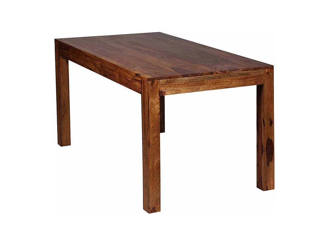 Massivholztisch aus Sheesham lackiert Landhaus