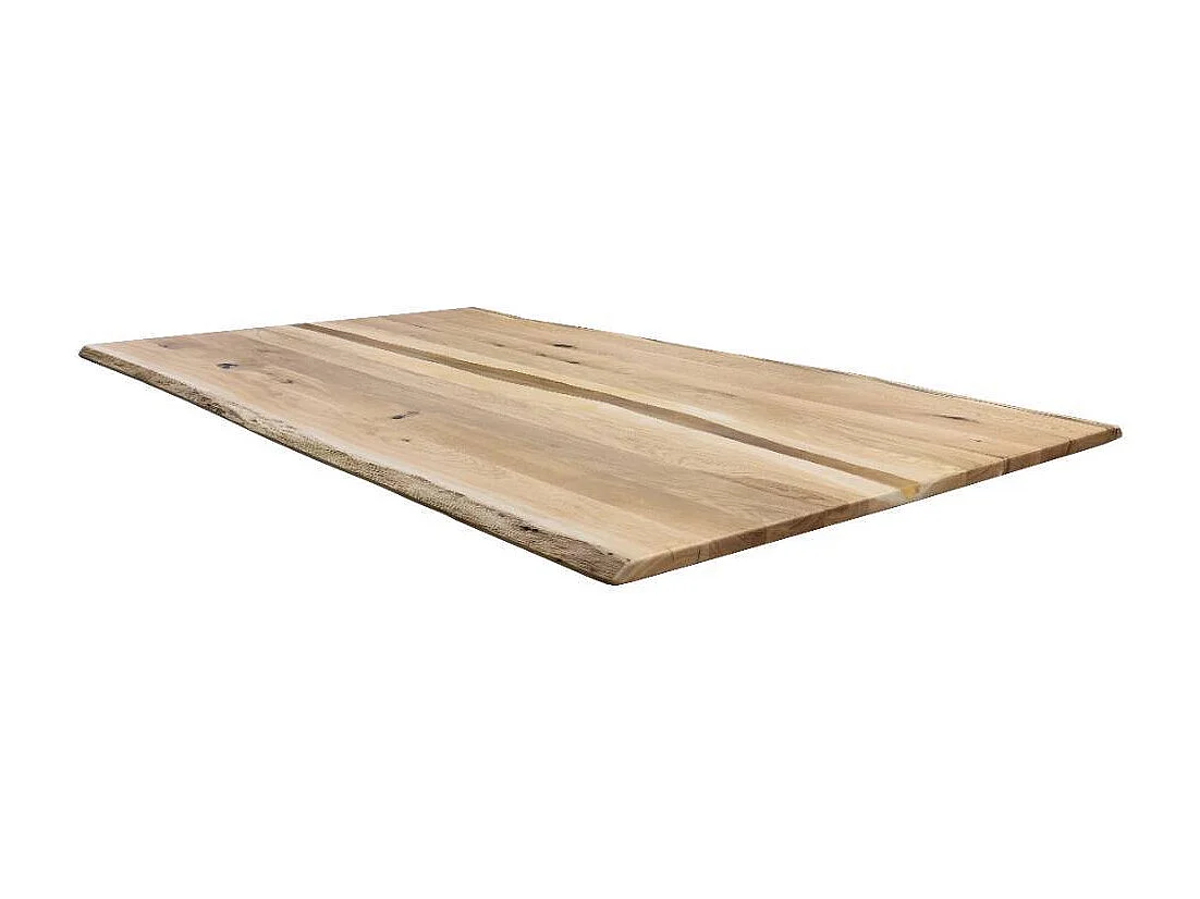 Esszimmertisch Echtholztisch in Wildeichefarben mit Sterngestell