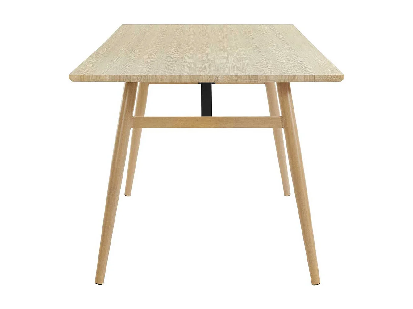 Esstisch Küchentisch in Eichefarben mit Vierfußgestell