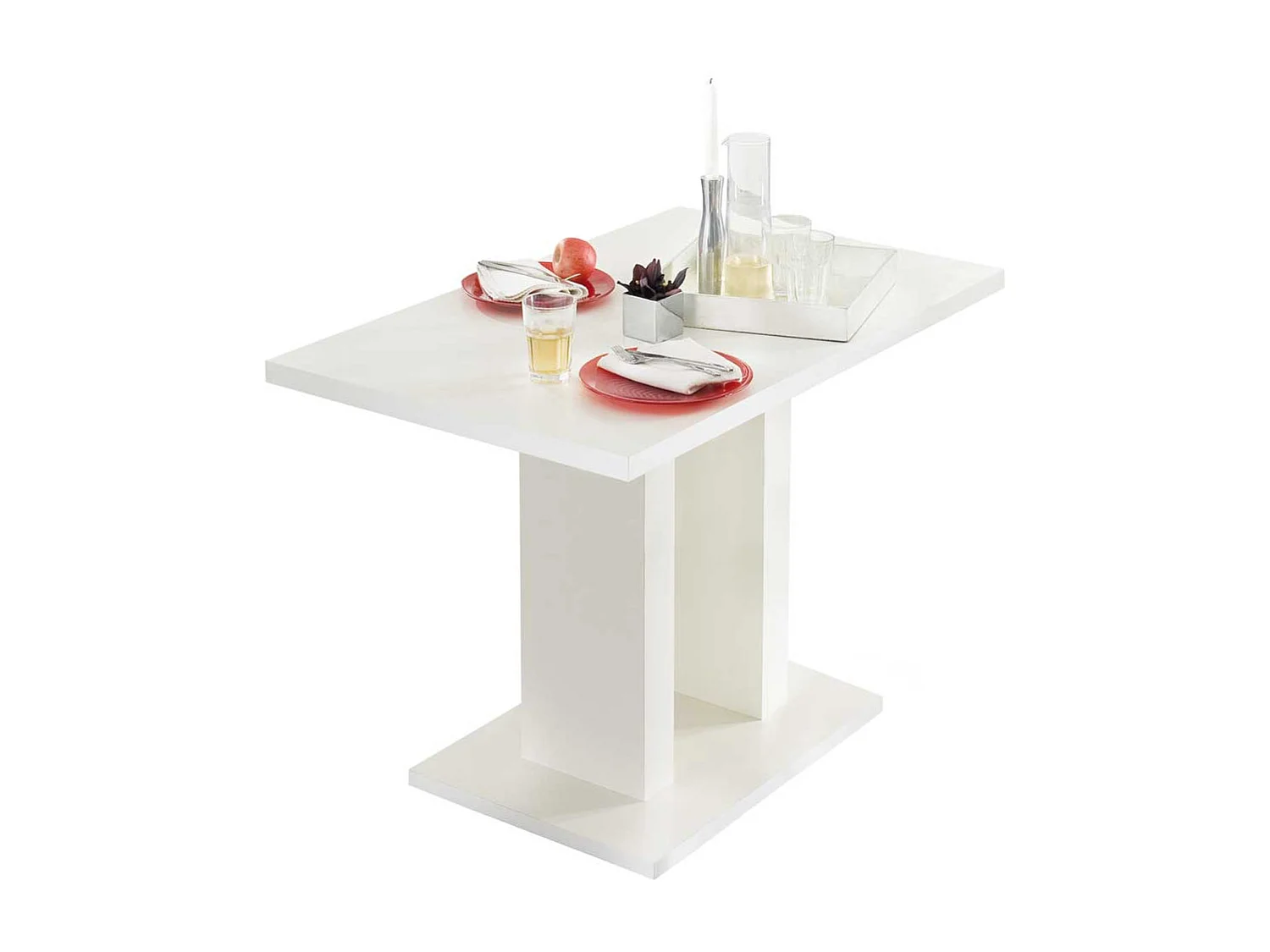 Esszimmertisch mit Säulengestell modern