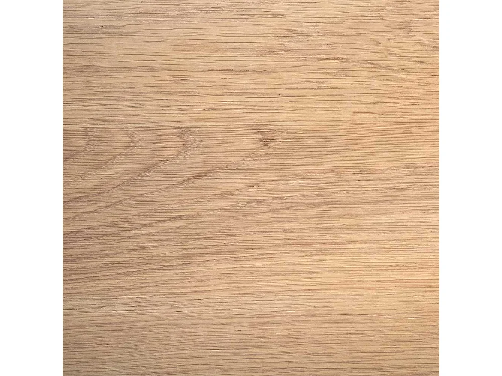 Esstisch aus Eiche lackiert mit Echtholzfurnier Bügelgestell