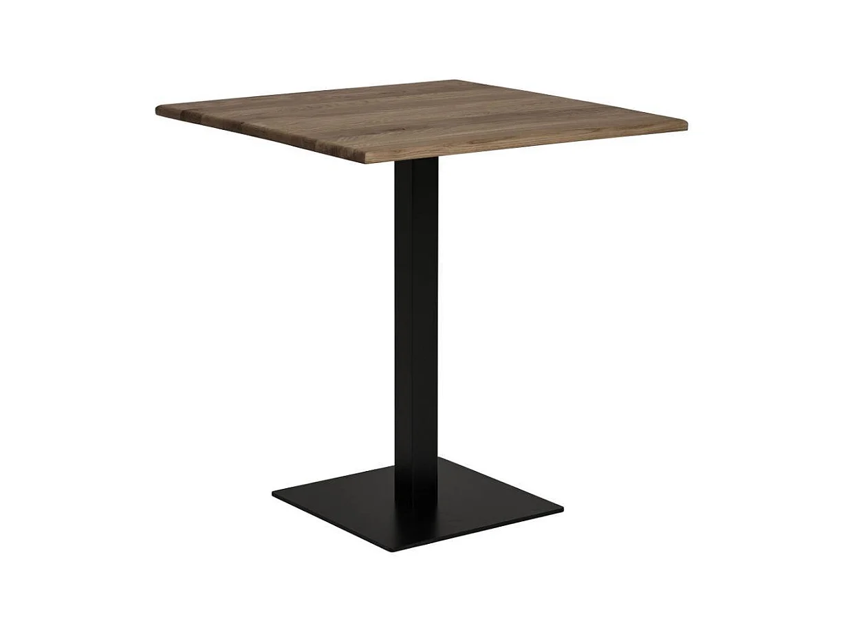 Esstisch Holztisch in Schwarz und Eiche Rauchfarben