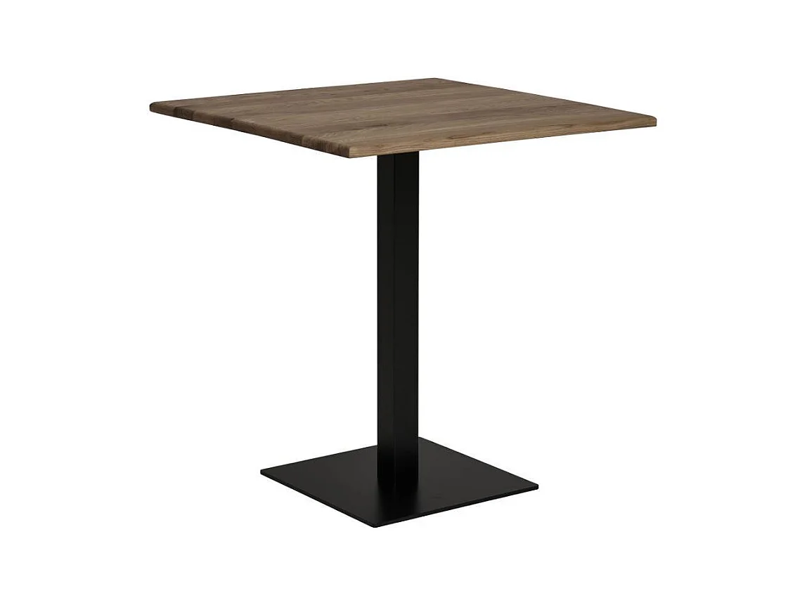 Esstisch Holztisch in Schwarz und Eiche Rauchfarben