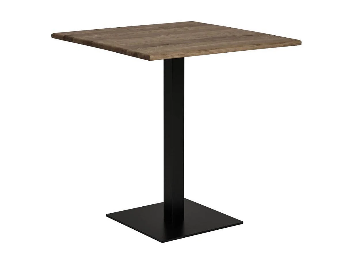 Esstisch Holztisch in Schwarz und Eiche Rauchfarben