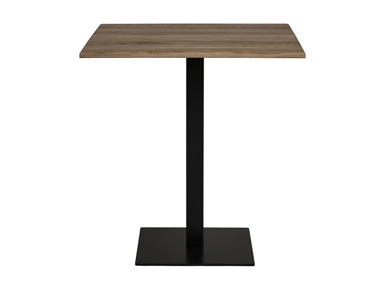 Esstisch Holztisch in Schwarz und Eiche Rauchfarben