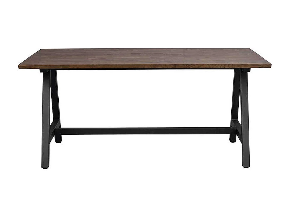 Esstisch aus Eiche Massivholz dunkel geölt 170 cm breit