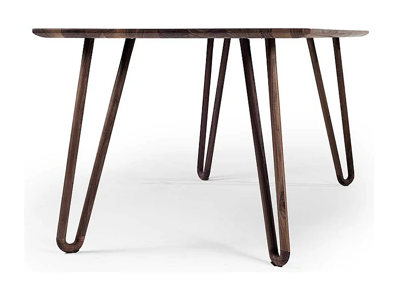 Esszimmertisch aus Nussbaum Massivholz handgearbeitet