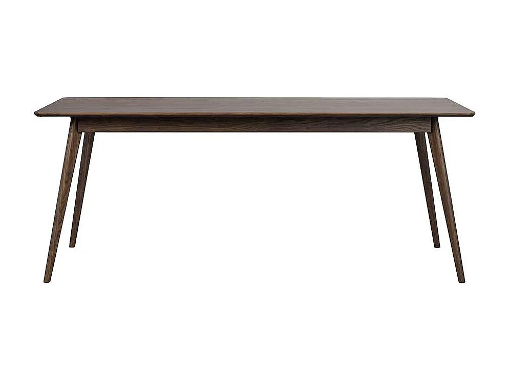 Esszimmertisch optional verlängerbar in Eiche dunkel 75 cm hoch