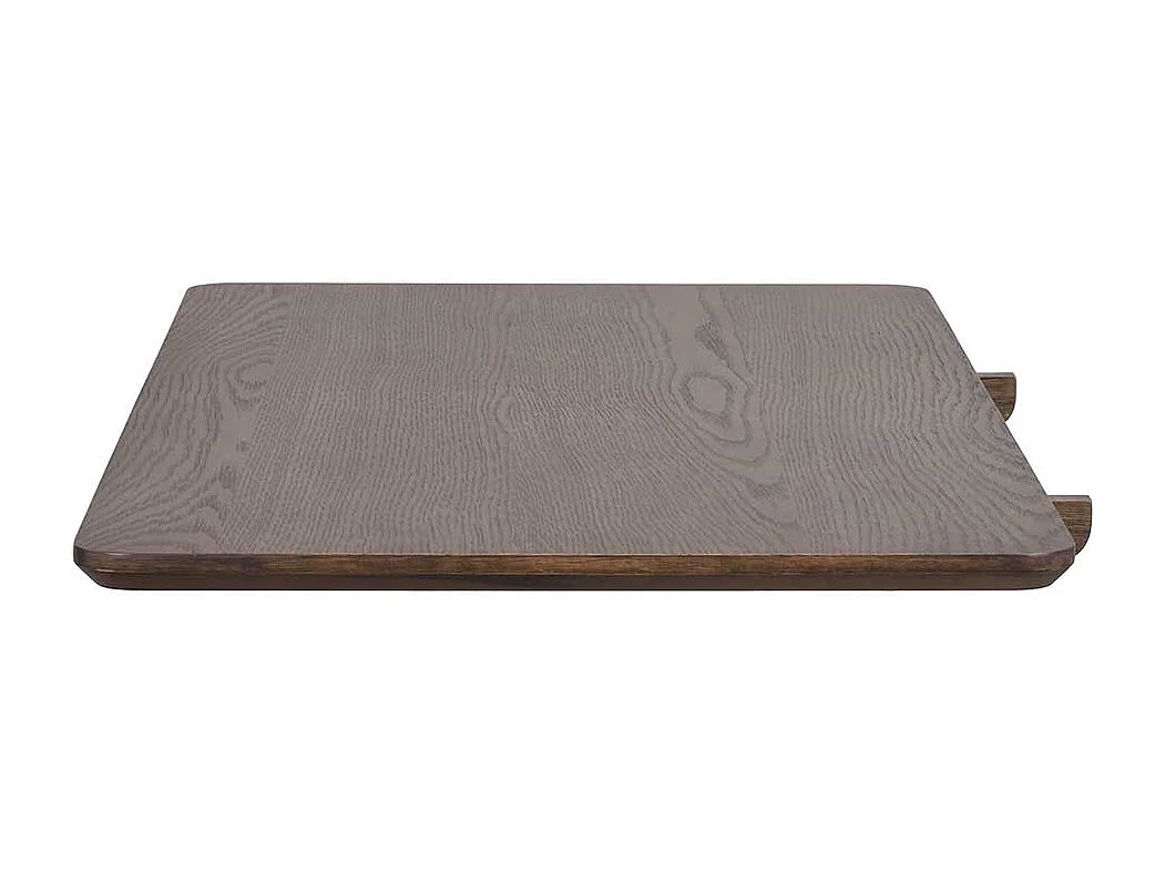 Esszimmertisch optional verlängerbar in Eiche dunkel 75 cm hoch