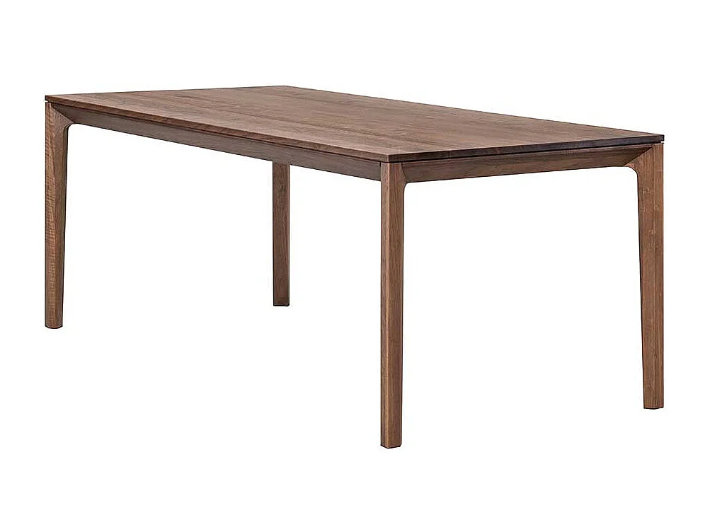 Holztisch aus Nussbaum Massivholz handgearbeitet