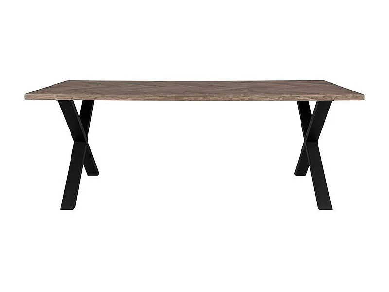 Esstisch in Eiche Rauchfarben smoked geölt Industry und Loft Stil