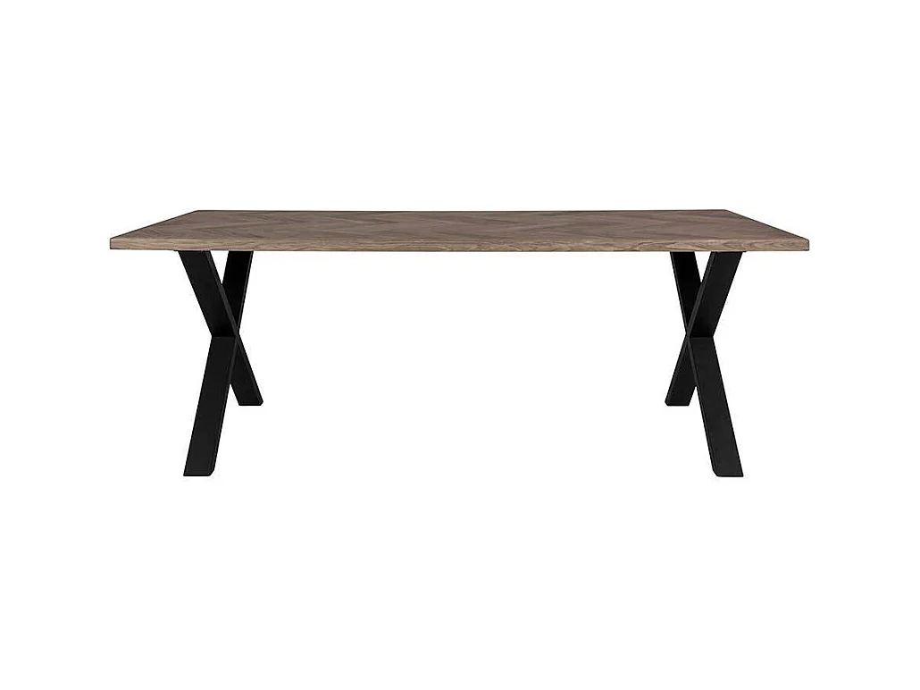 Esstisch in Eiche Rauchfarben smoked geölt Industry und Loft Stil