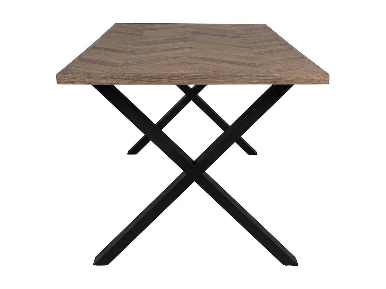 Esstisch in Eiche Rauchfarben smoked geölt Industry und Loft Stil