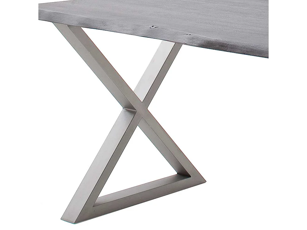 Esstisch Küchen Tisch mit X Gestell im Industry und Loft Stil