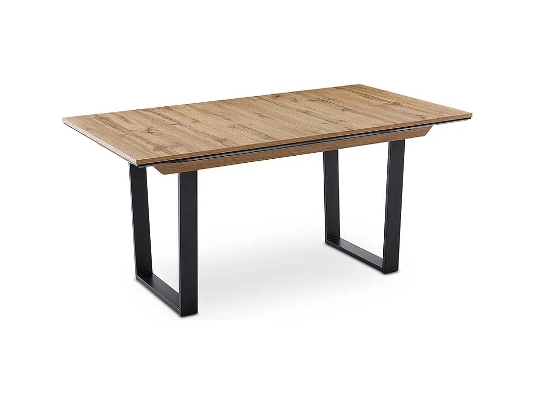 Esszimmertisch mit Bügelgestell wahlweise mit Mittelauszug