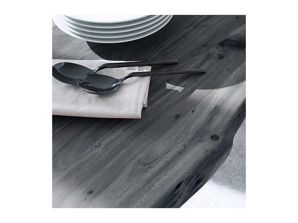 Esstisch Massivholztisch mit X Gestell 90 cm tief