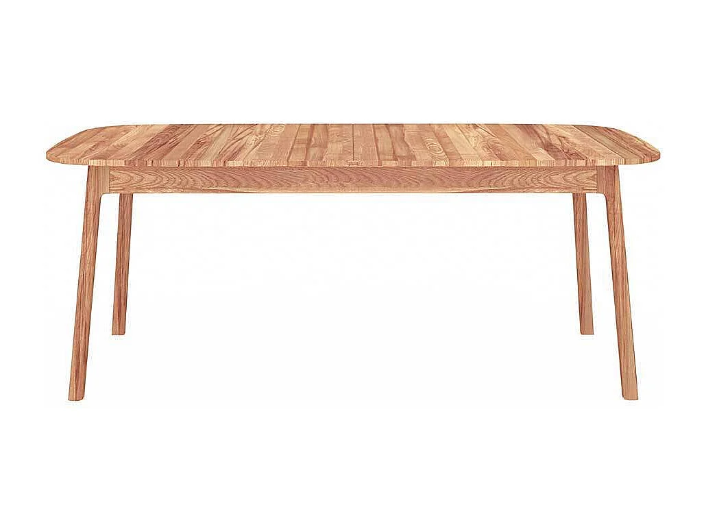 Esstisch Holztisch mit Massivholzplatte und Vierfußgestell