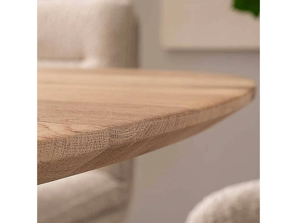 Esszimmertisch Küchentisch im Skandi Design in ovaler Form