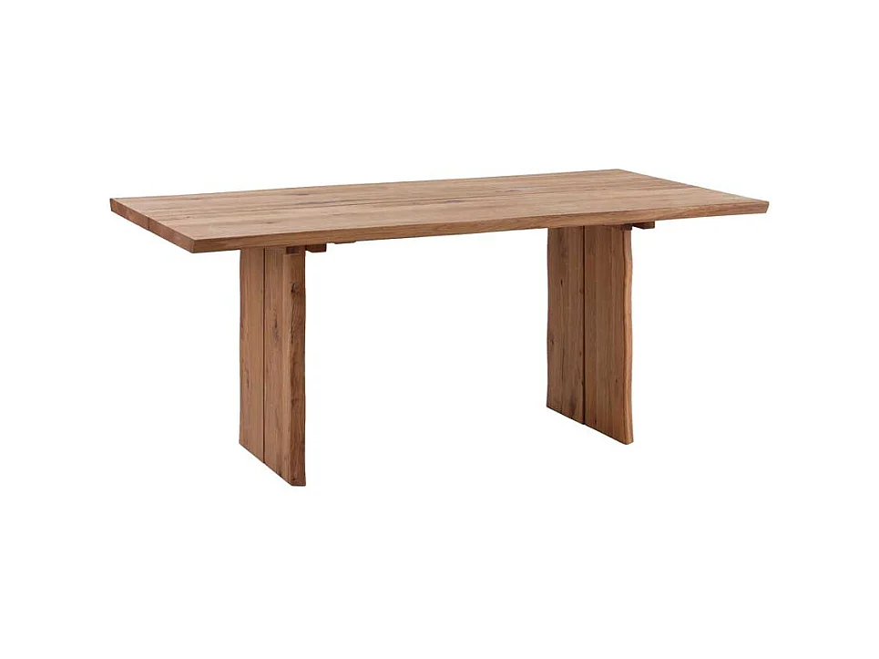 Baumtisch aus Wildeiche massiv geölt