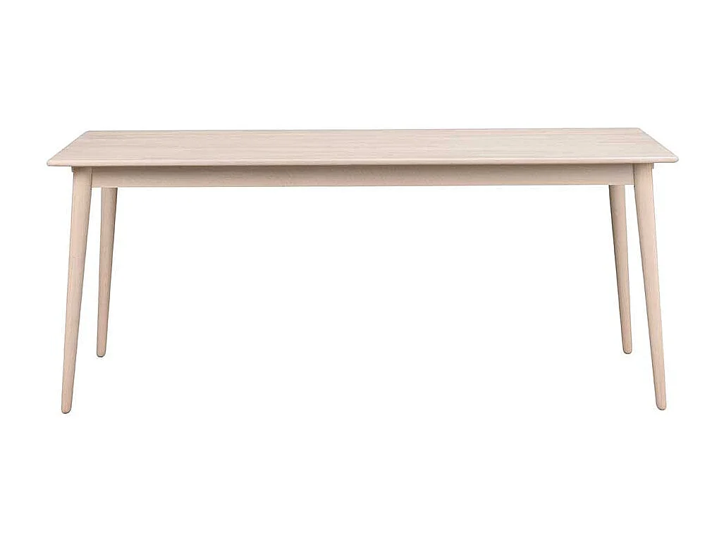 Holztisch in Eiche White Wash massiv Skandi Design