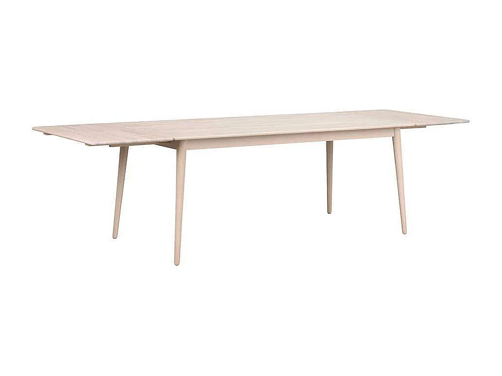 Holztisch in Eiche White Wash massiv Skandi Design