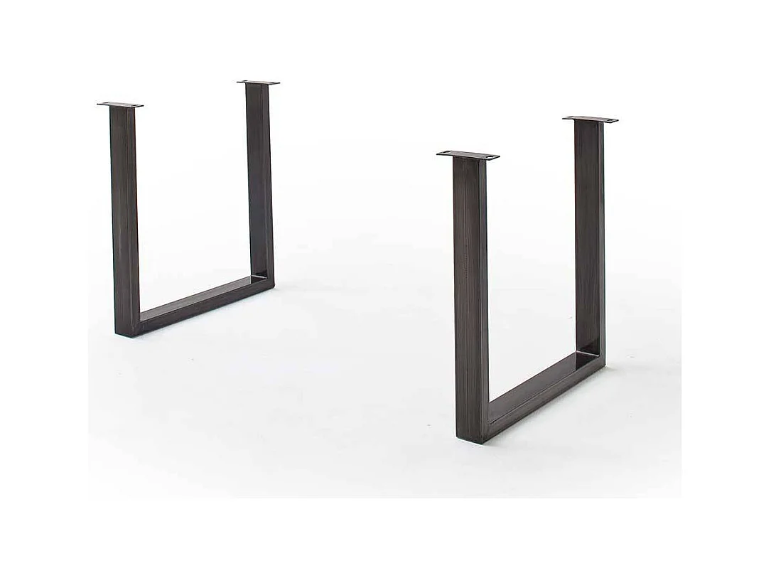 Massivholztisch Esstisch aus Akazie Massivholz und Metall