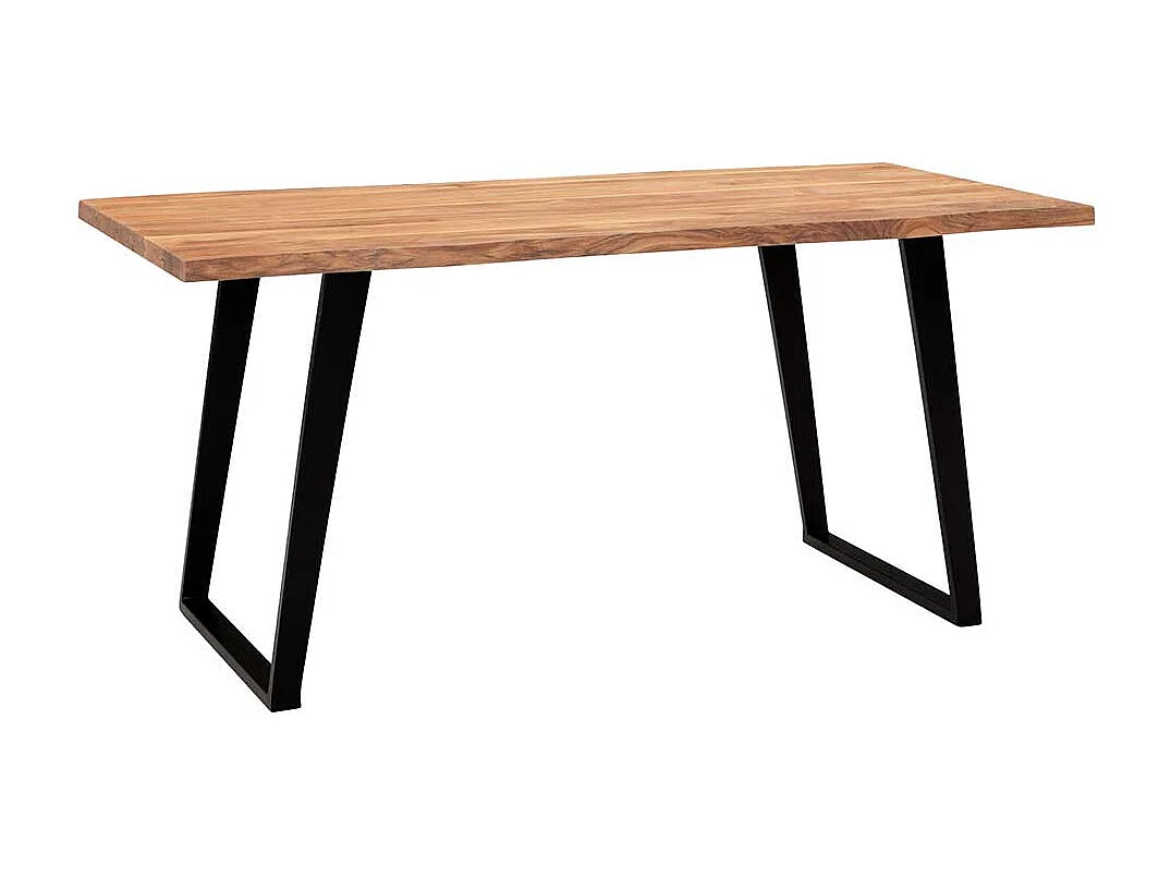 Tisch Esszimmer Küchentisch aus Akazie Massivholz und Metall