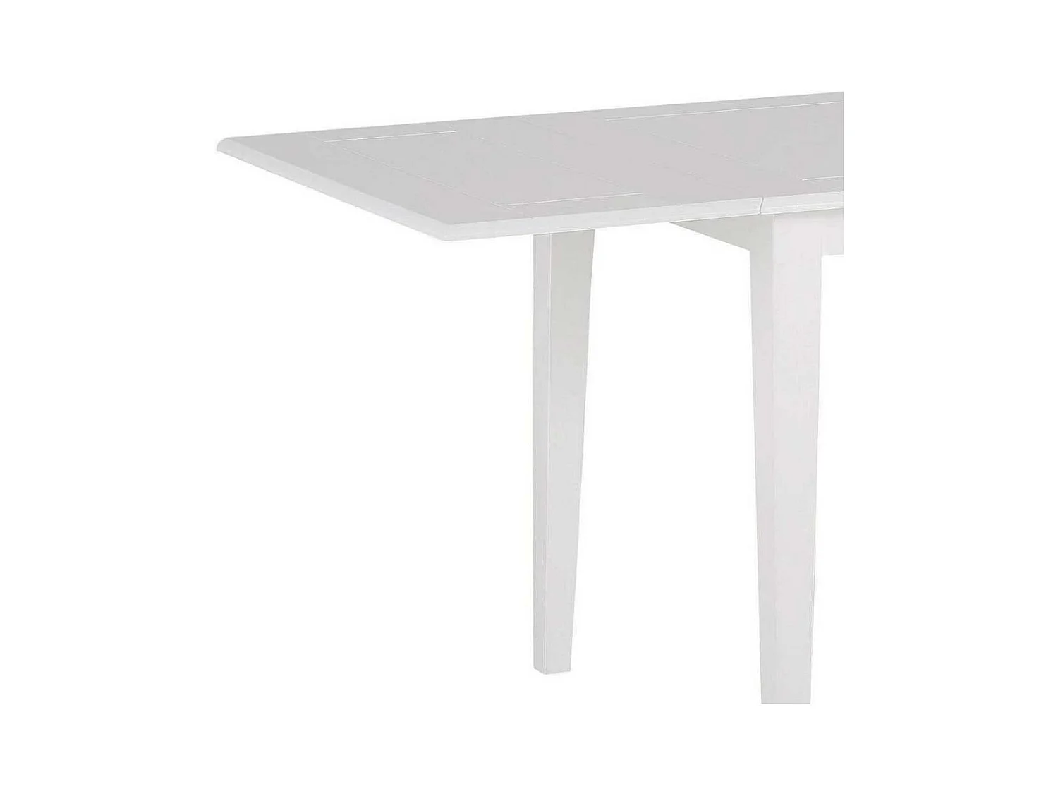 Küchentisch 75 cm hoch Weiß