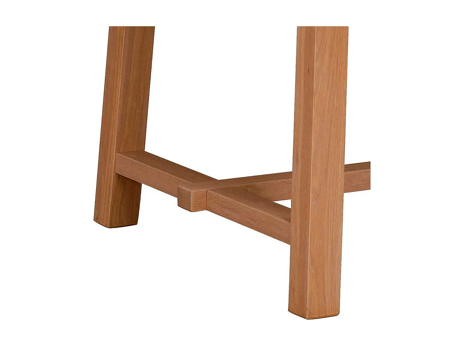 Vollholztisch aus Eiche Massivholz lackiert und gebürstet