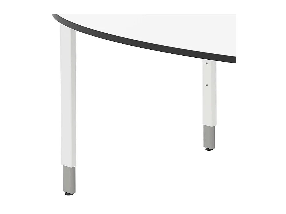 Ovaler Konferenztisch in Wei� 220 cm