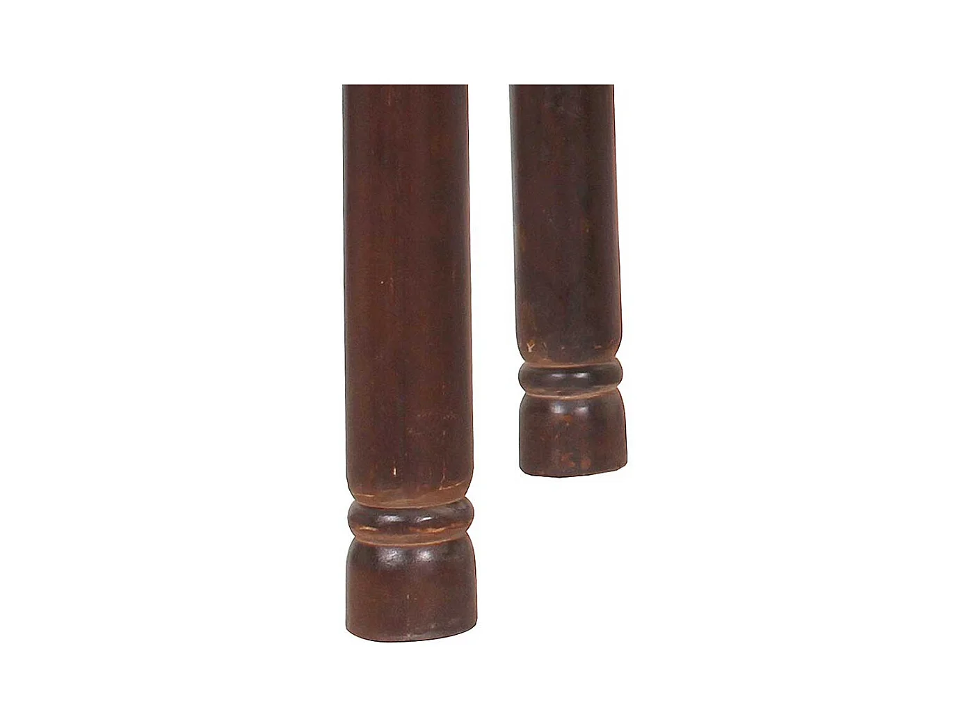 Kolonialstil Esszimmertisch aus Teak Recyclingholz beschnitzt