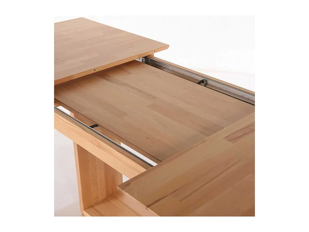 Esszimmertisch aus Kernbuche Massivholz Mittelauszug