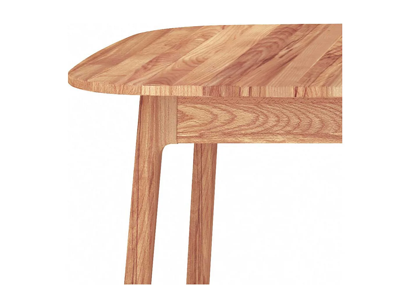 Esstisch Holztisch mit Massivholzplatte und Vierfußgestell