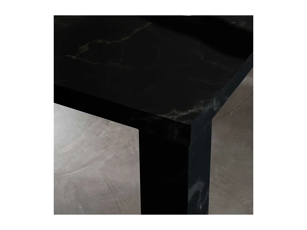 Schwarzer Esszimmer Tisch in modernem Design 180 cm breit