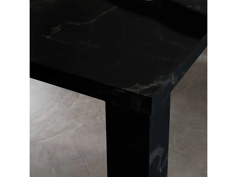 Schwarzer Esszimmer Tisch in modernem Design 180 cm breit