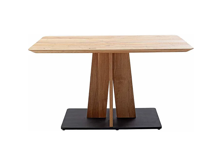 Esstisch Tisch Esszimmer aus Wildeiche Massivholz 76 cm hoch