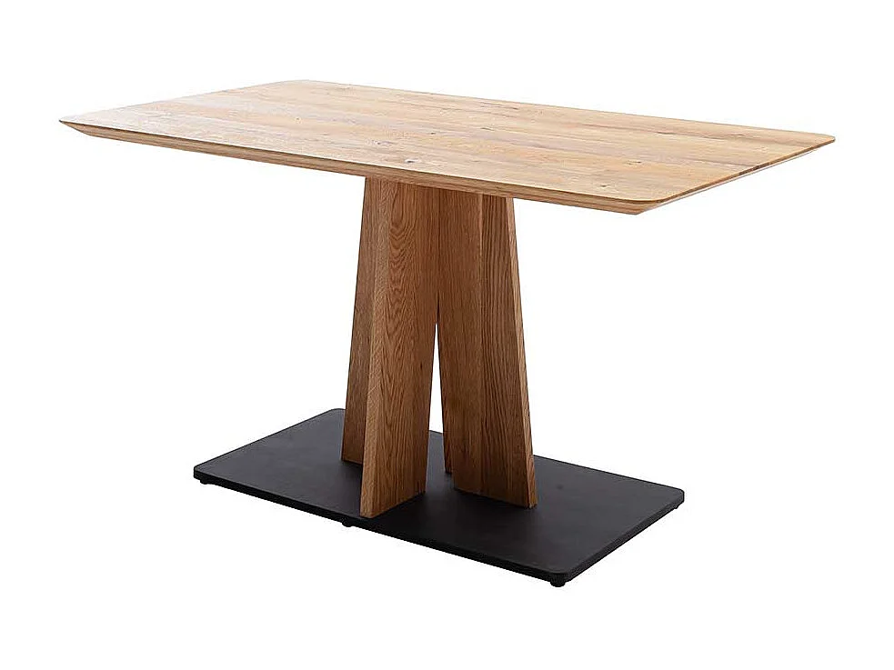 Esstisch Tisch Esszimmer aus Wildeiche Massivholz 76 cm hoch