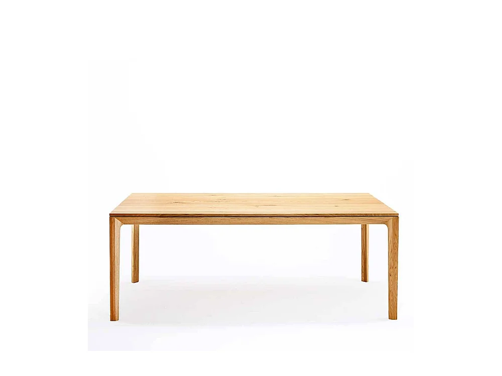 Holztisch Massivholztisch aus Eiche Massivholz in Eichefarben