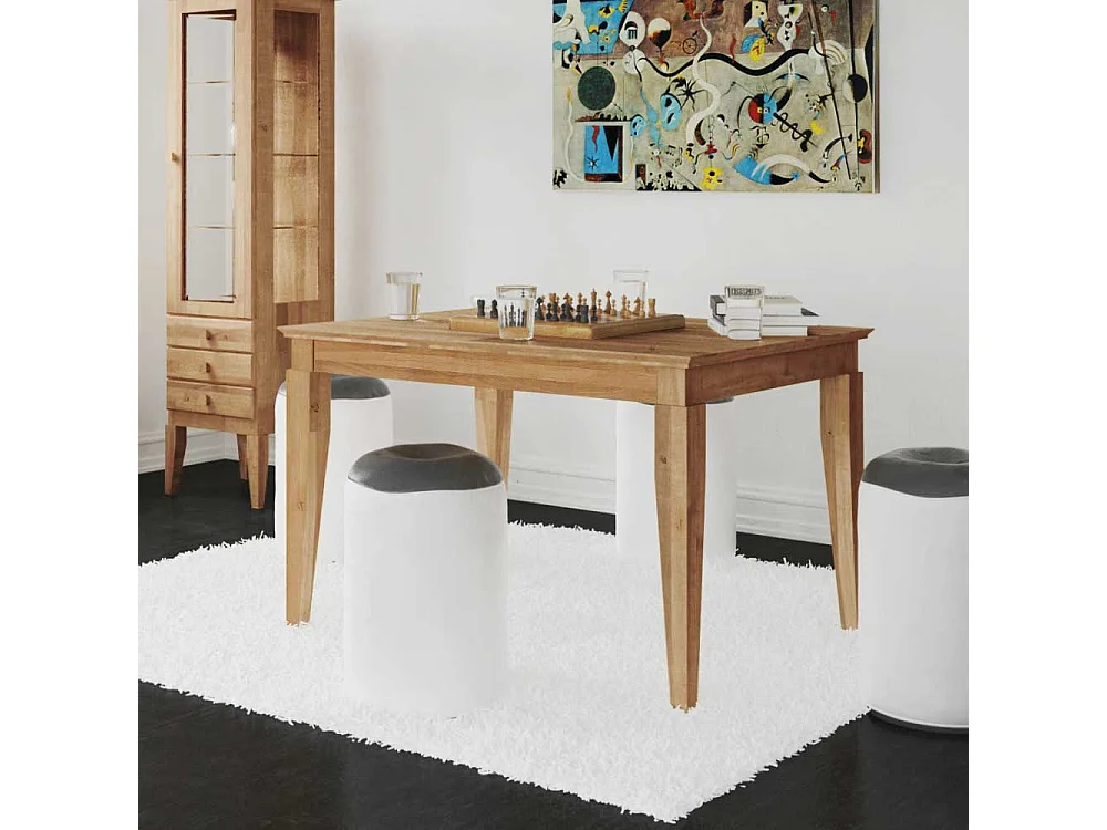 Esszimmertisch aus Wildeiche massiv geölt