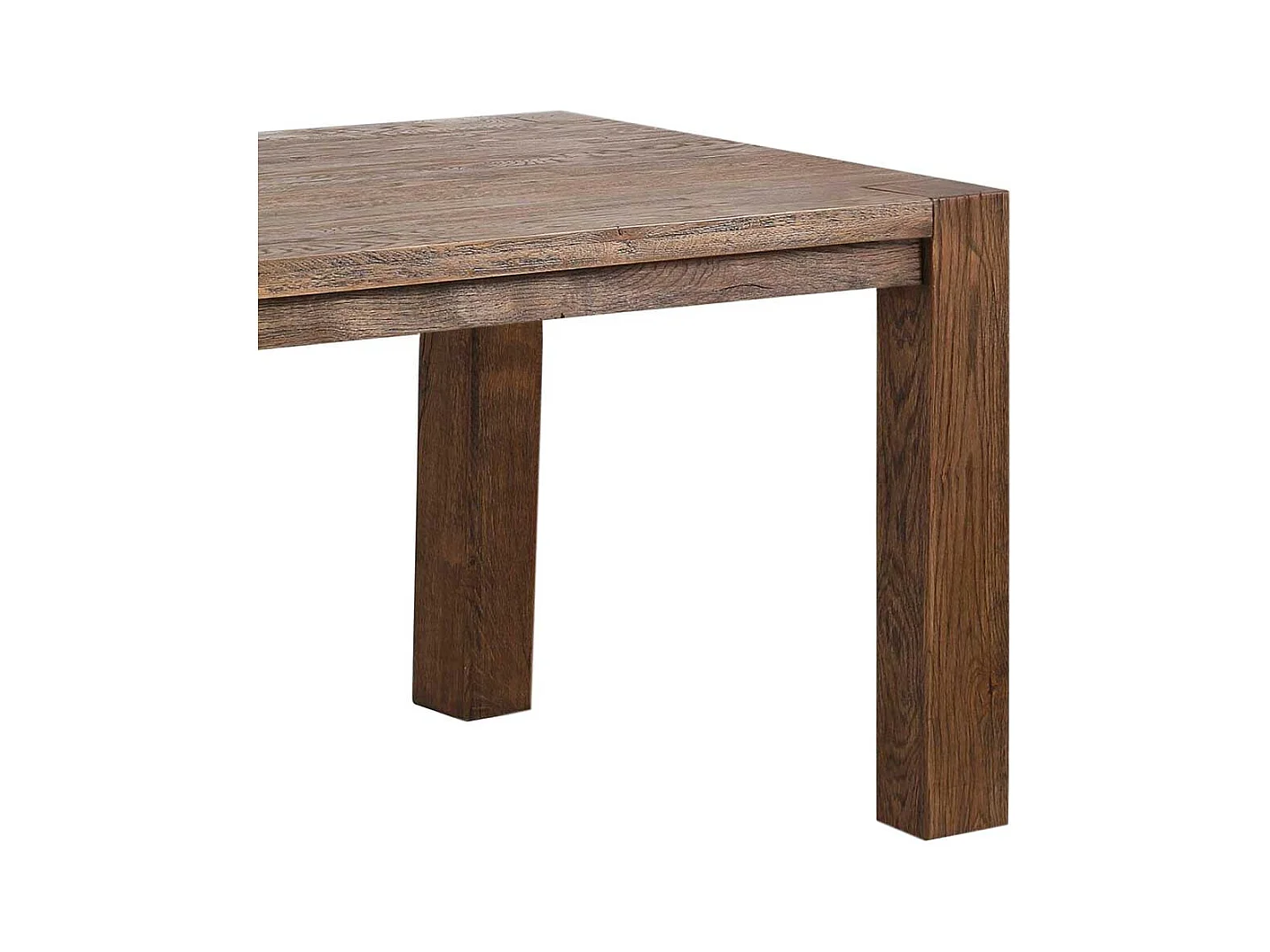 Massivtisch aus Wildeiche lackiert modern