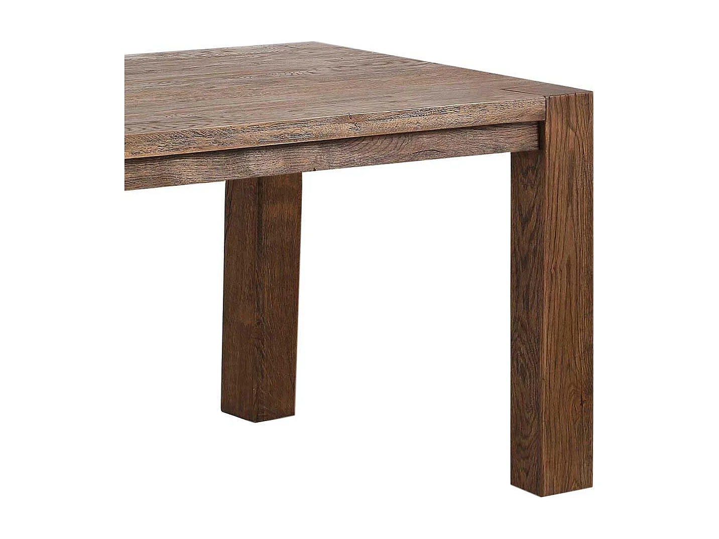 Massivtisch aus Wildeiche lackiert modern