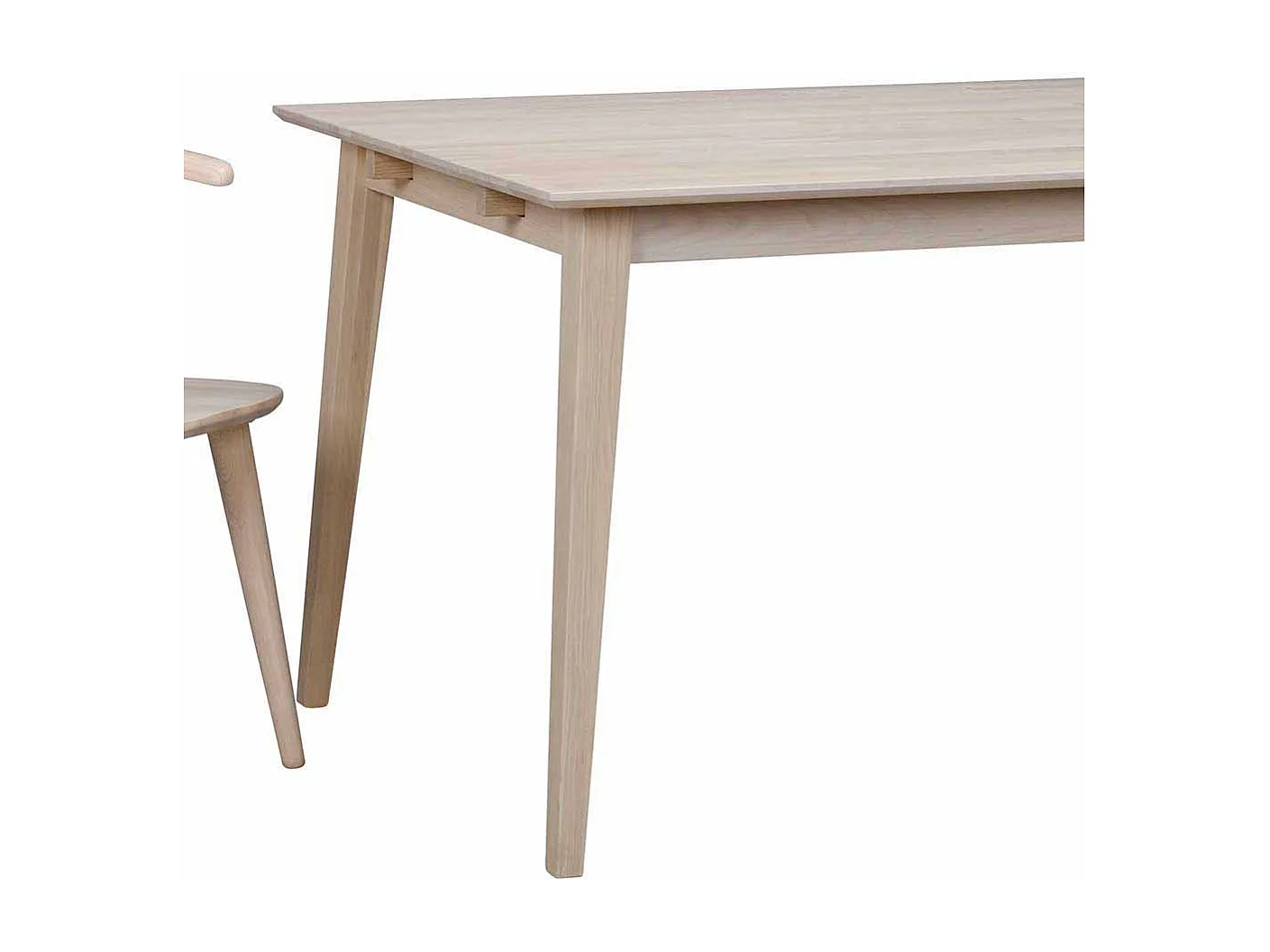 Esstisch in White Wash Optik Eiche massiv