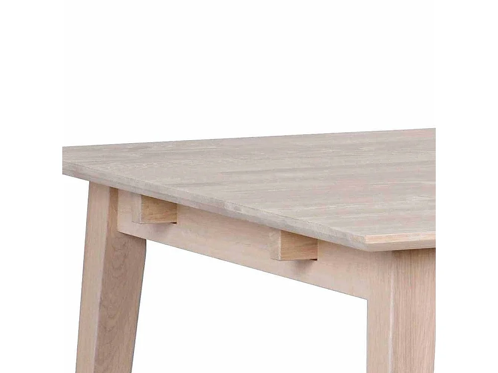 Esstisch in White Wash Optik Eiche massiv