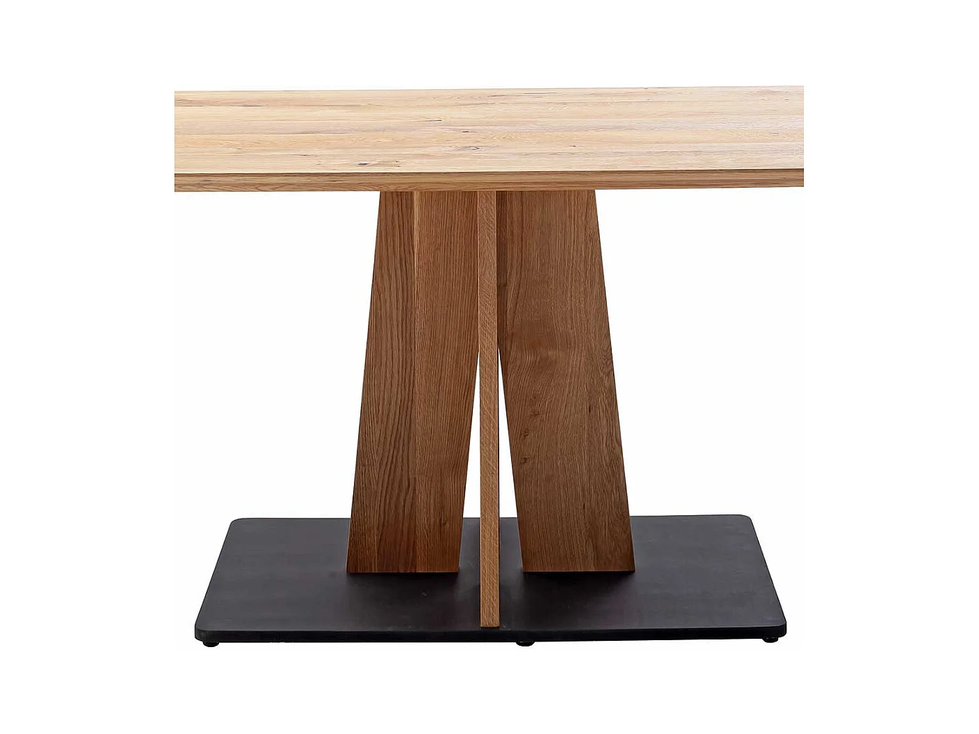 Esstisch Tisch Esszimmer aus Wildeiche Massivholz 76 cm hoch