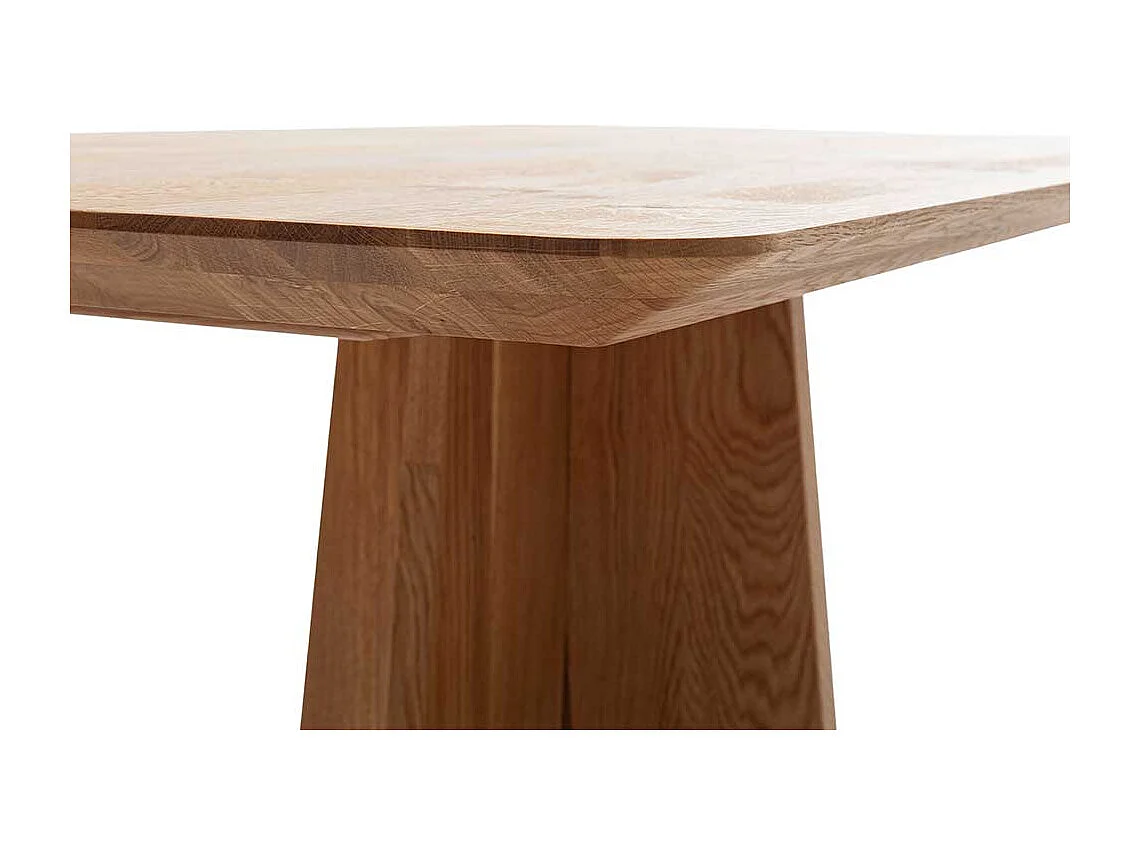 Esstisch Tisch Esszimmer aus Wildeiche Massivholz 76 cm hoch