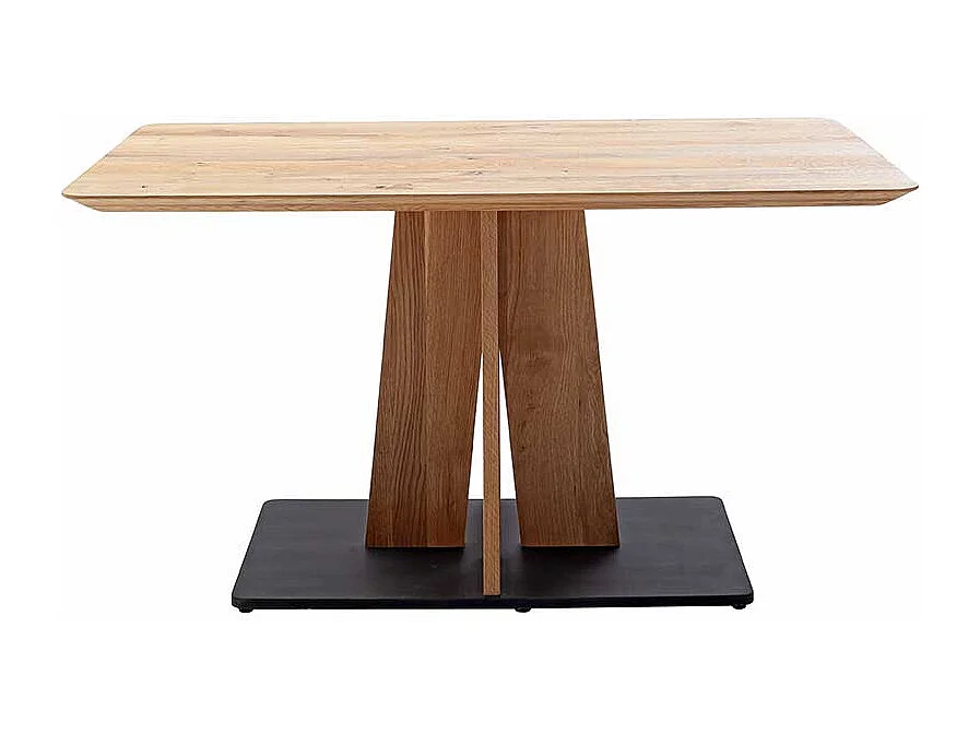 Esstisch Tisch Esszimmer aus Wildeiche Massivholz 76 cm hoch