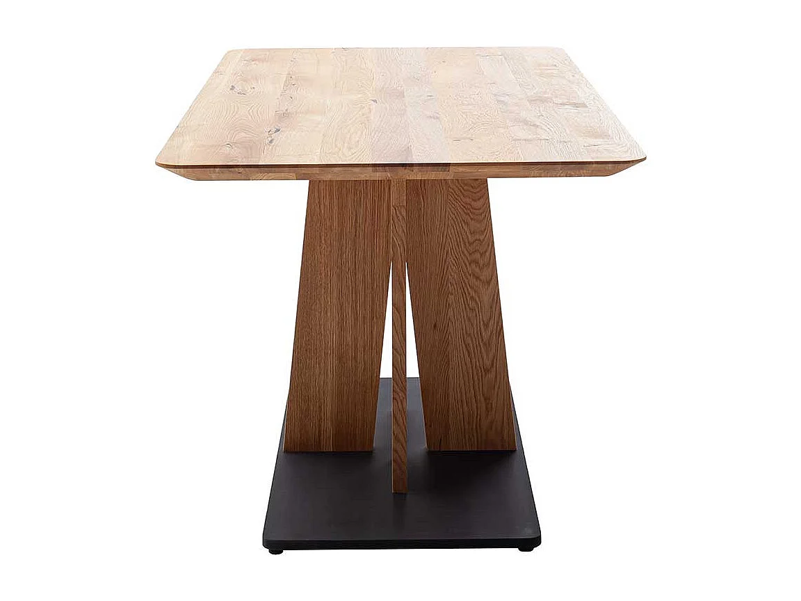 Esstisch Tisch Esszimmer aus Wildeiche Massivholz 76 cm hoch