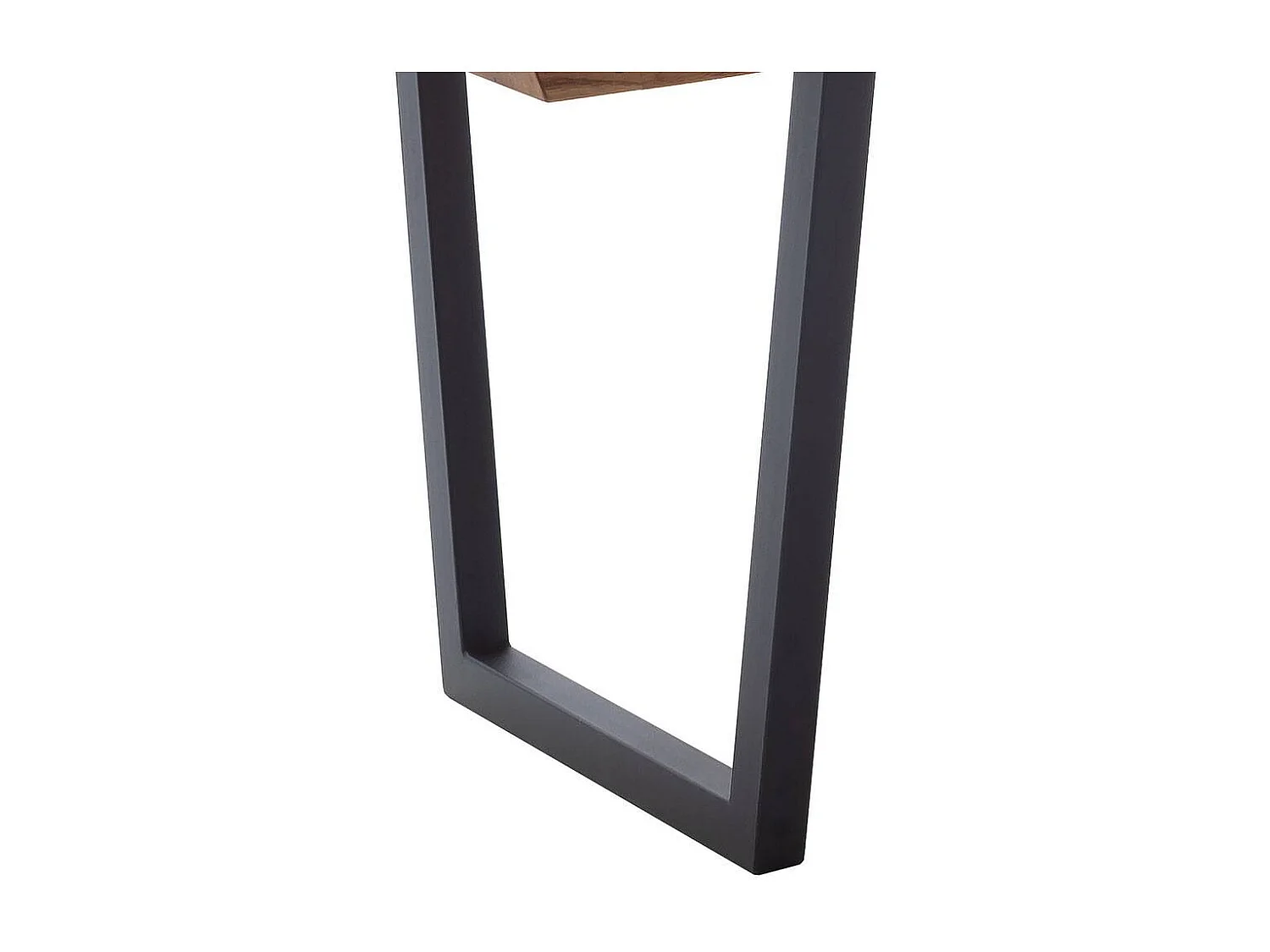 Esstisch Esszimmertisch aus Massivholz mit Bügelgestell